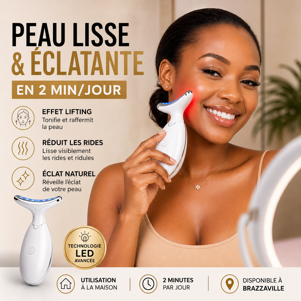 Sculpteur facial LED 7 en 1